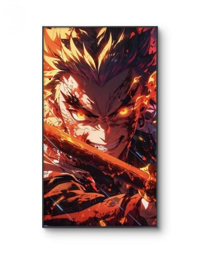 لوحة جدارية انمي قاتل الشياطين رينغكو Rengoku kyou...