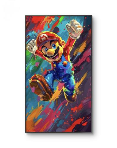 لوحة جدارية سوبر ماريو Super Mario