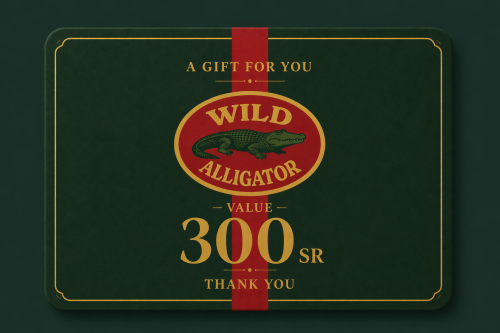 بطاقة هدية رصيد 300 ريال Wild Alligator