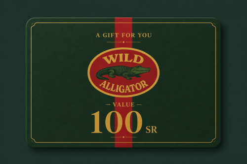 بطاقة هدية رصيد 100ريال Wild Alligator