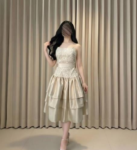 Pearl Champagne Dress