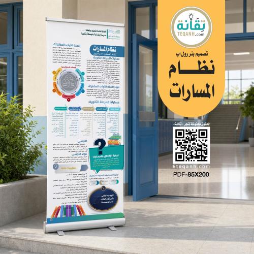 تصميم بنر نظام المسارات - PN01QWER327
