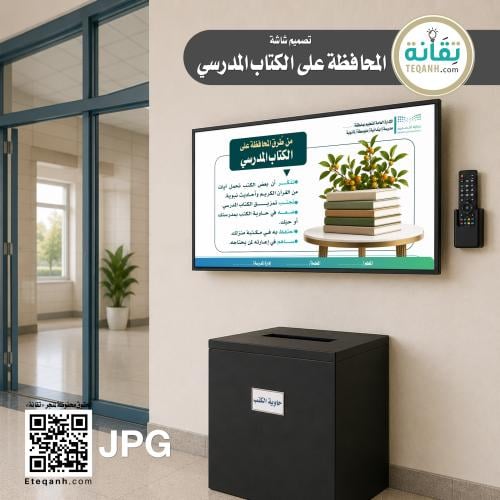 تصميم شاشة المحافظة على الكتاب المدرسي - PN01QWER2...