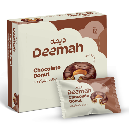 دونات بالشوكولاتة - Deemah Chocolate Donut 12pk