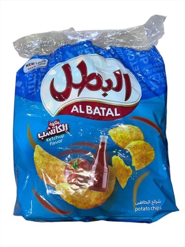 بطاطس البطل بنكهة الكاتشب - Albatal Chips Ketchup...