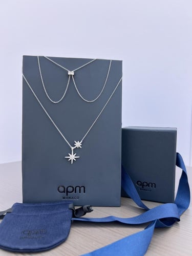 طقم APM Monaco الفضي
