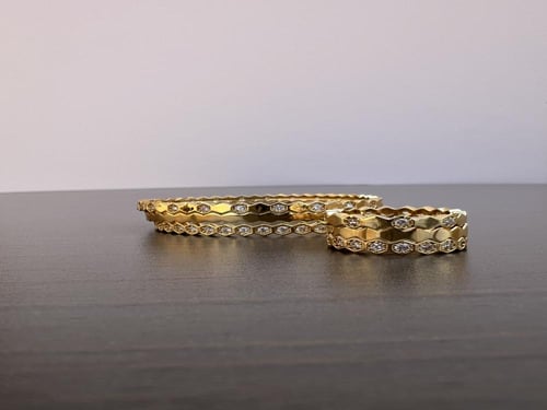 اسوارة + خاتم شومي ذهبي