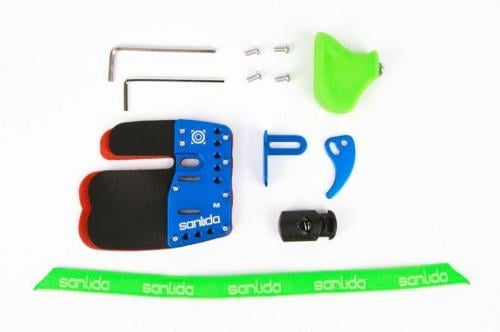 Sanlida X9 Recurve Blue RH finger protector