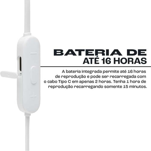 جي بي ال TUNE125BT سماعات اذن بلوتوث ابيض