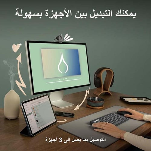 لوجيتك ماوس بيبل 2 M350s اللاسلكي ،ابيض