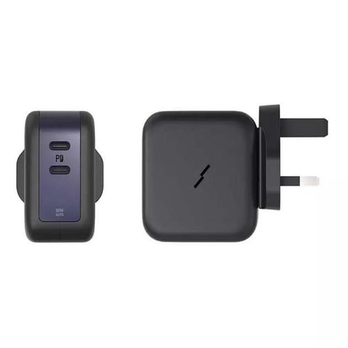 جودا شاحن جداري JODA بقوة 50 واط بمنفذين تايب سي -...