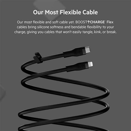 بيلكن كيبل لايتنيج بوست تشارج فليكس USB من النوع C...