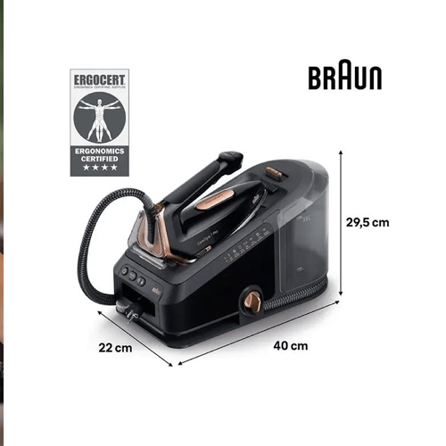 براون BRIS7286BK مكواة البخار برو إيقاف تلقائي 270...