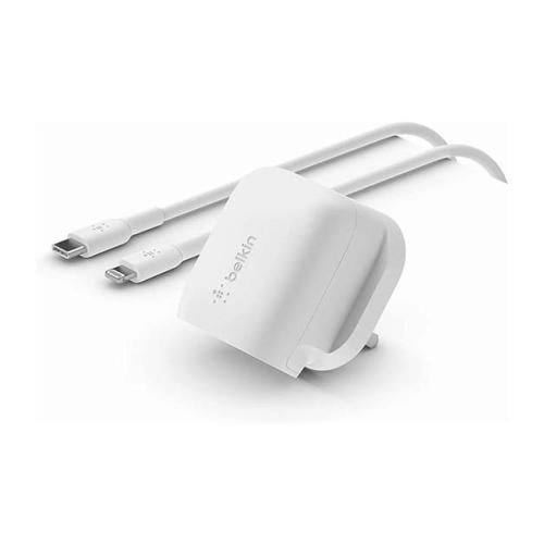 بيلكن شاحن حائط سريع 20 واط USB نوع سي مع كابل لاي...
