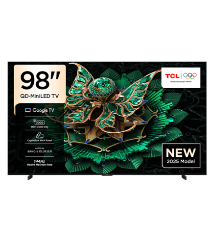 تي سي ال - تلفزيون، 98 بوصة، كيو دي مني ليد ، ذكي...