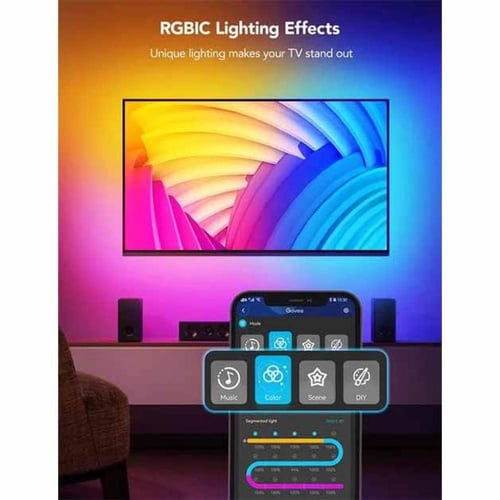 قوفي, H61B2, شريط RGBIC إضاءة خلفية للتلفاز
