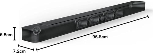 جي بي ال 500 PRO مكبر صوت مع مضخم لاسلكي اسود