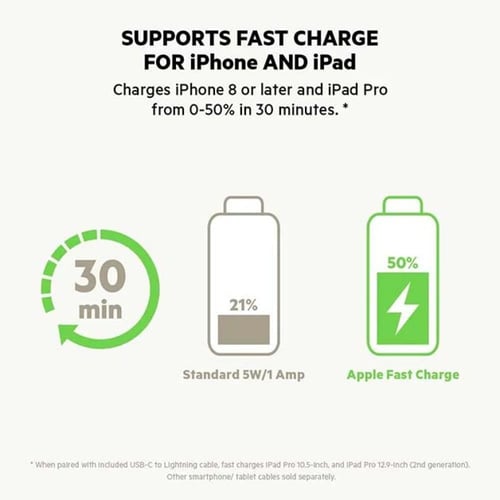 بيلكن شاحن سيارة سريع USB-C 20 واط - اسود