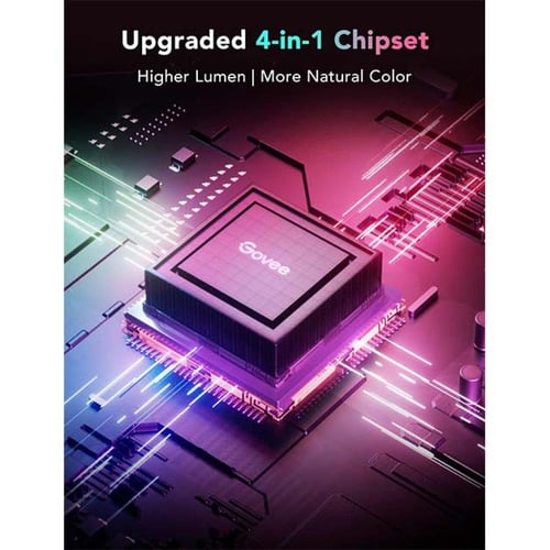 قوفي, H61E0, شريط اضاءة LED ار جي بي اي سي مع مادة...