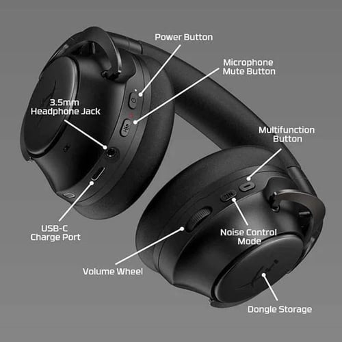 هايبراكس, كلاود ميكس 2, سماعات راس, مايك مدمج, واي...