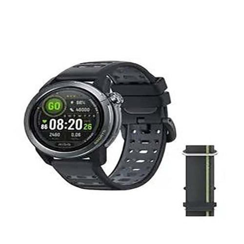 مايبرو ساعة ذكية جي اس تو اكتيف رمادي غامق