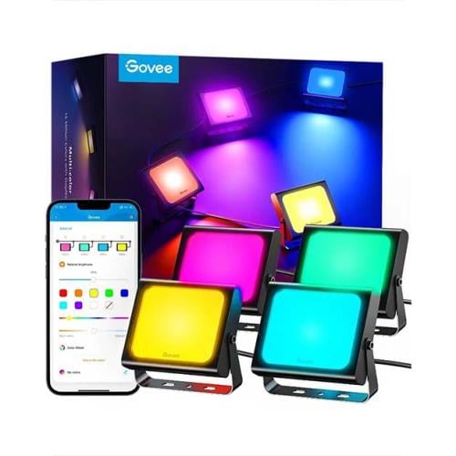 قوفي, H7060, مصابيح كاشفة LED ذكية 4 قطع
