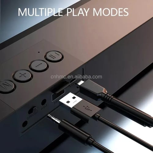 مكبرات صوت لاسلكية متعددة الوسائط مع ضوء RGB ، شري...