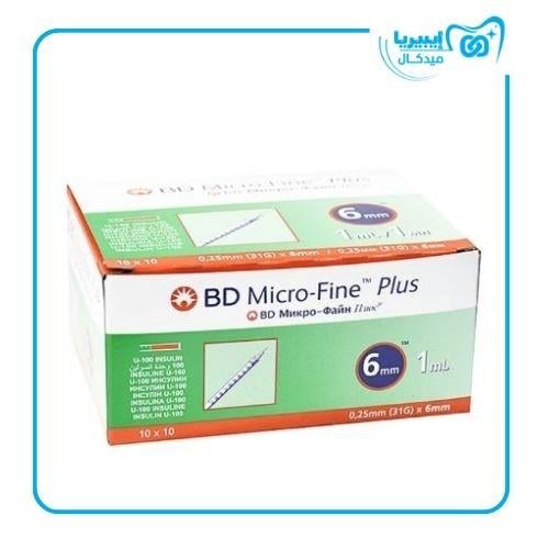 سرنجات انسولين بى دى 1مل