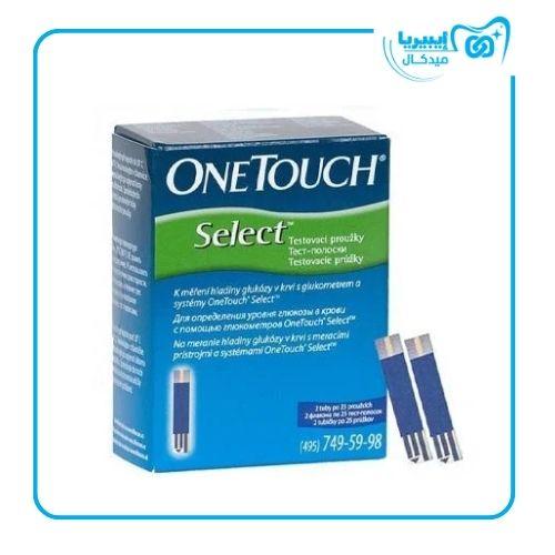 شرائط جهاز قياس السكر ون تاتش سيليكت one touch sel...