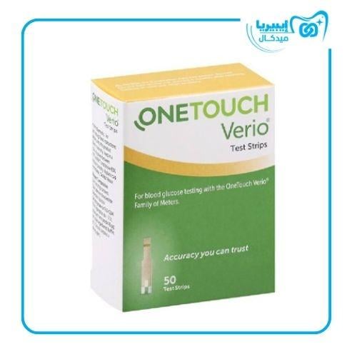 شرائط قياس السكر فى الدم وان تاتش فيريو 50 شريط. B...