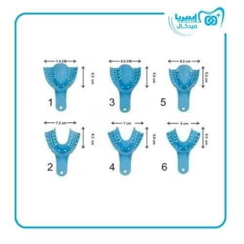 Impression Trsy Plastic Blue PK/12 ( 6 Upper+ 6 Lo...