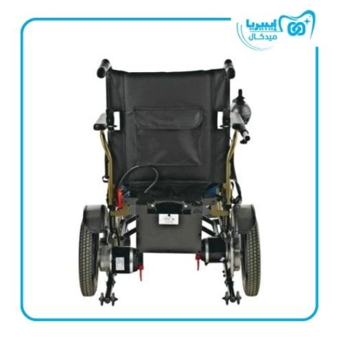 كرسي كهربائي 18 انش 1112 الوان اسود وازرق
