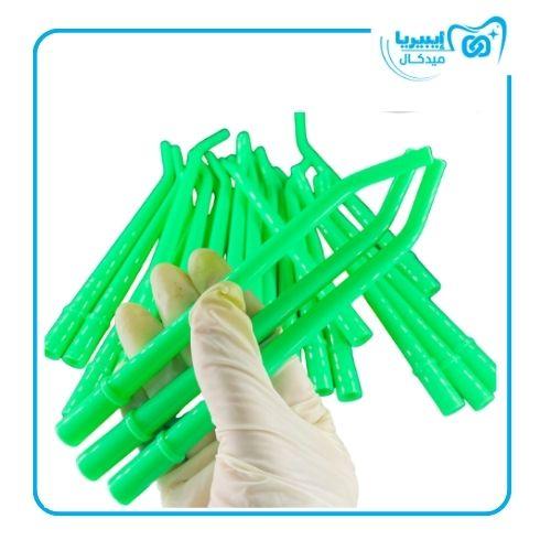 Surgical Aspirator Tips Dental Green 1 4 25PC IN B...