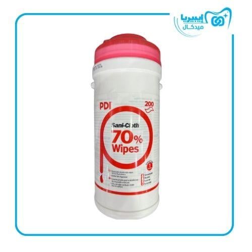 منديل وايبس كحولية 70