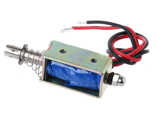 مغناطيس كهربائي دافع | DC 6V 12V Push Type Solenoi...