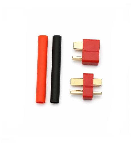 موصلات Deans T-Plug (ذكر وأنثى) مع أنابيب انكماش ح...
