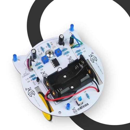 DIY Mini Cat Tracking Robot in Paper Box