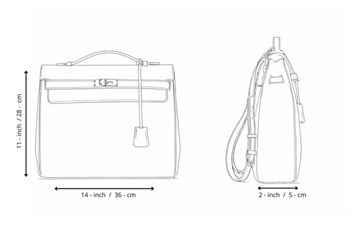 حقيبة لاب توب وردي 14 inch