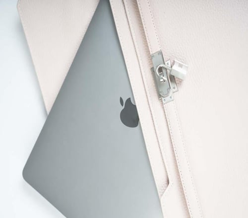 حقيبة لاب توب وردي 14 inch