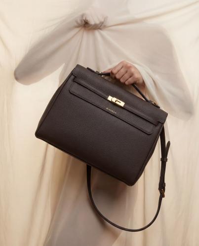 حقيبة لابتوب البني الداكن 16 inch