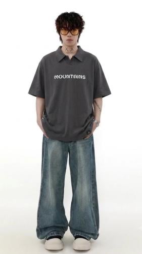 T-shirt with a distinctive design, black color
