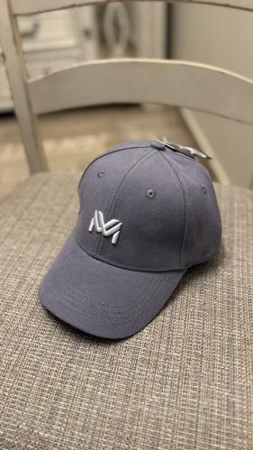 Cap M, gray color