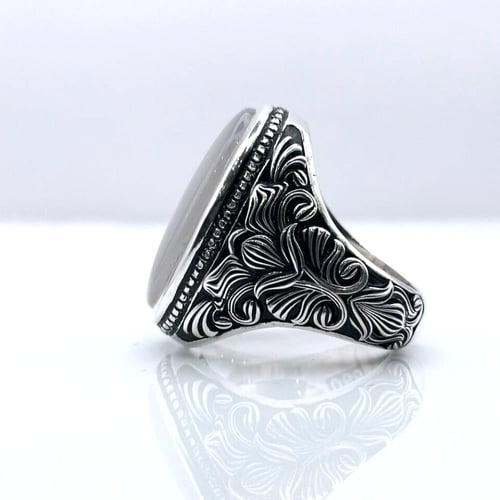 خاتم عقيق يماني مشجر