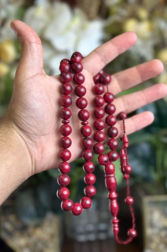 سبحة فاتوران عنابي