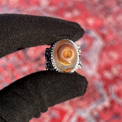 خاتم عقيق سليماني هندي