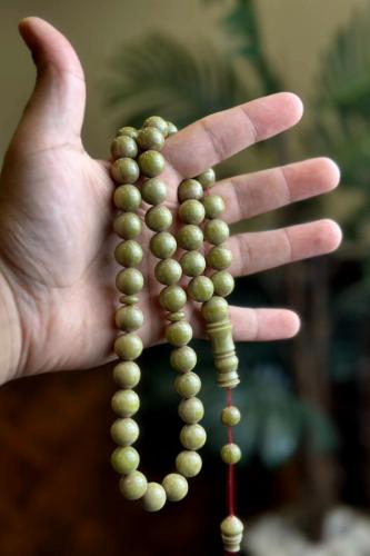 سبحة مسكي أخضر