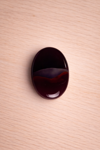 حجر عقيق يماني أحمر مزعفر نوادر