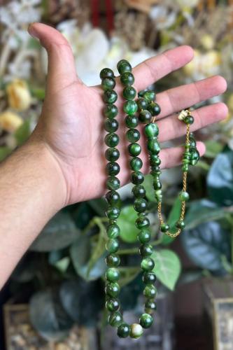 سبحة فاتوران أخضر منجم