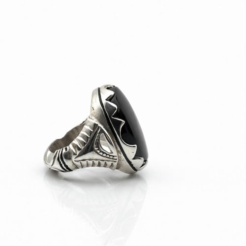 خاتم عقيق يماني كرزي مزعفر