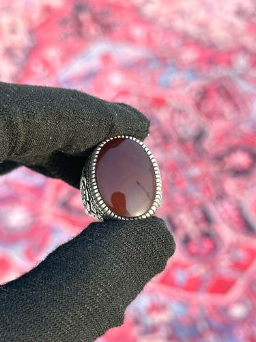 خاتم عقيق يماني كبدي